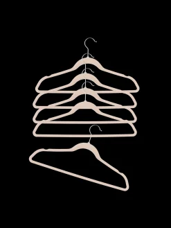 Bøjler I Velour 5 Stk