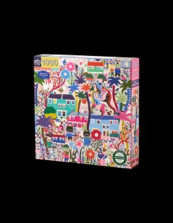 Cats Around Town-puslespil 1000 Brikker