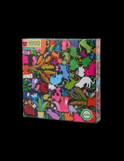 Cats At Work-puslespil 1000 Brikker