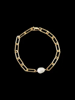 Chunky Pearl Chain-armbånd