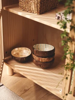 Dekorativ Skål I Kokosnød