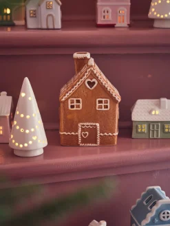 Dekorativt Hus Med LED