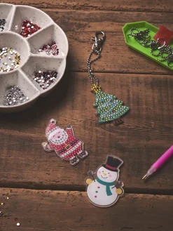 DIY Julenøgleringe Med Diamanter