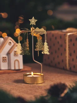 Englespil Med Juletræer