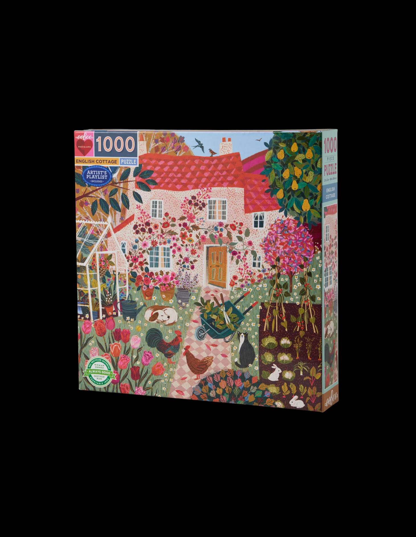 English Cottage-puslespil 1000 Brikker