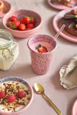 Flow Fest Glas - Pink