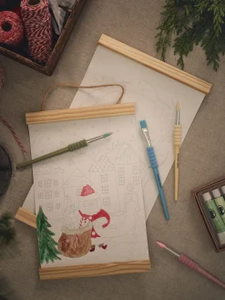 Fortrykt Lærred Med Ramme 20 X 30