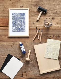 Gummiplade A5 Til Linoleumstryk