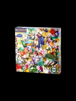 Hummingbirds And Gems Puslespil 1000 Brikker