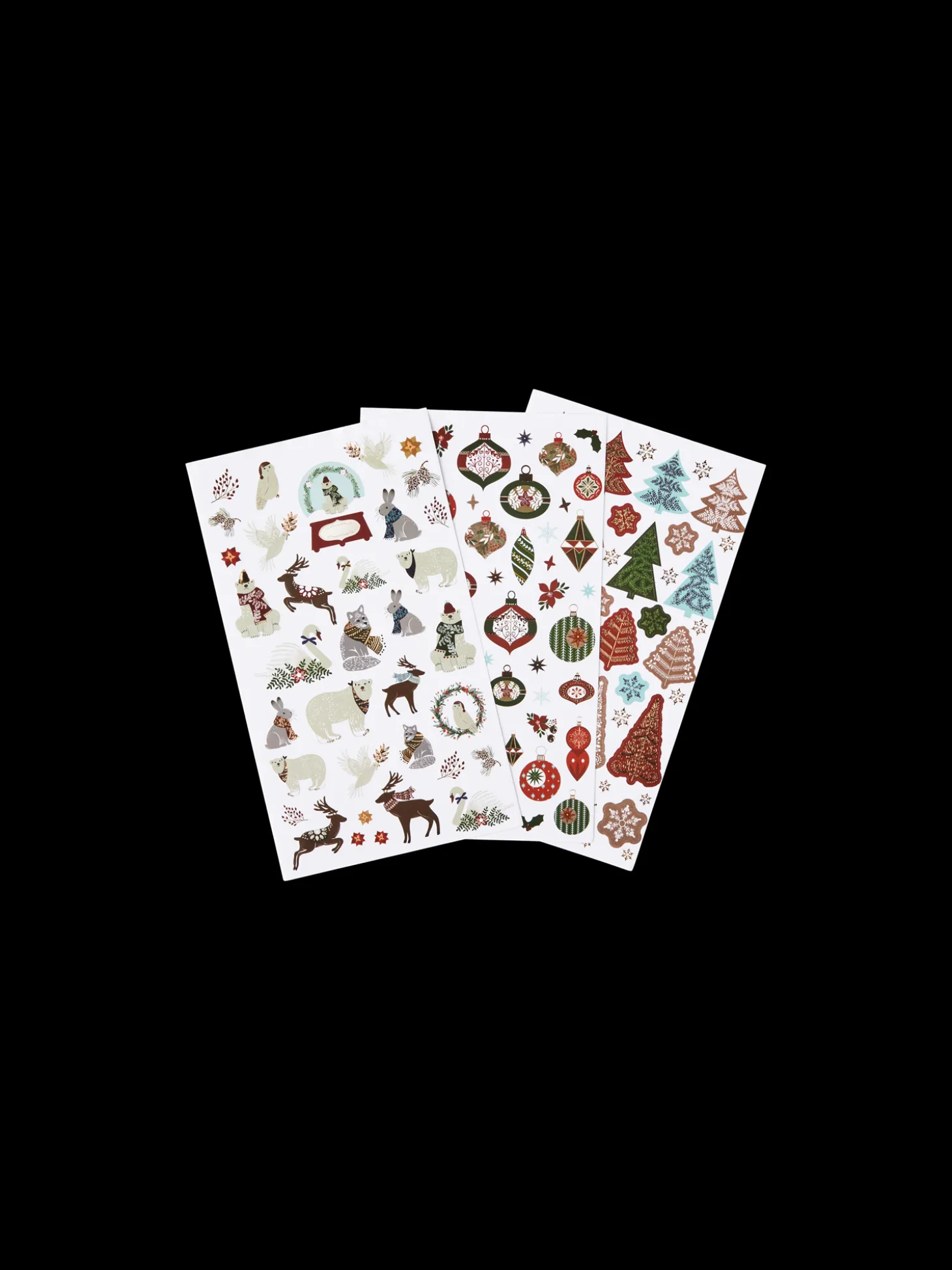 Juleklistermærkebog