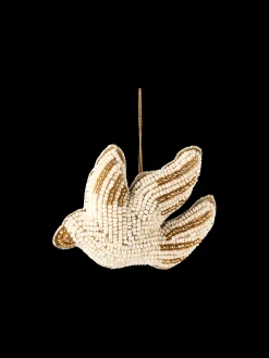 Juleophæng Med Perlebesat Due