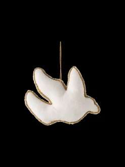 Juleophæng Med Perlebesat Due