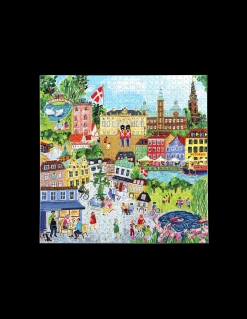 København-puslespil 1000 Brikker