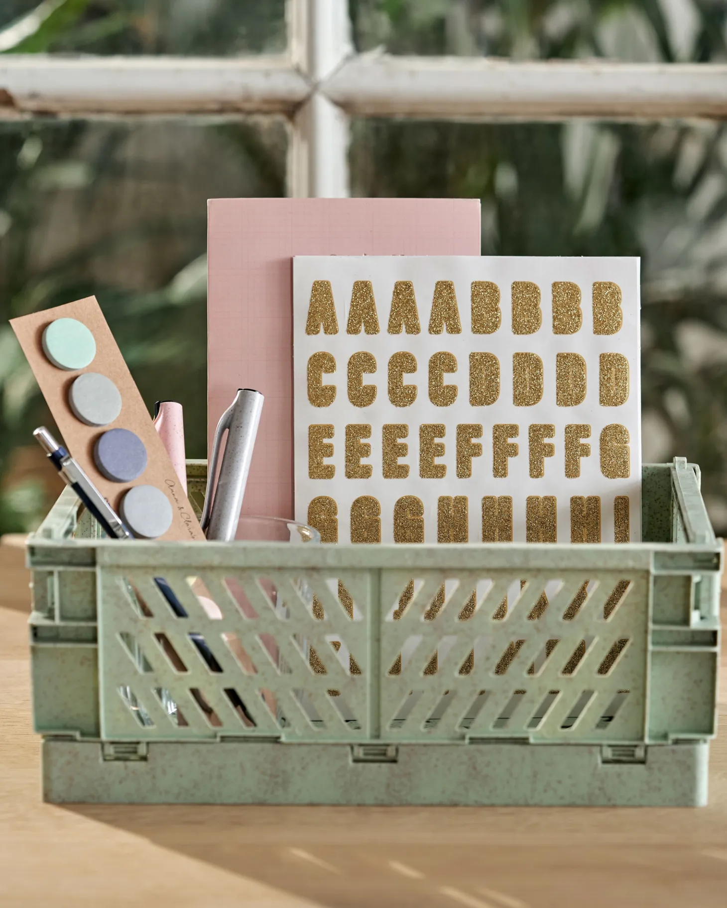 Klistermærker Med Glimmer