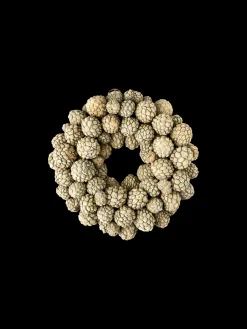 Krans Af Tørrede Sukkeræbler Ø30