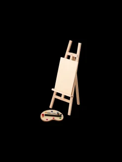 Minisæt Lærred Og Staffeli