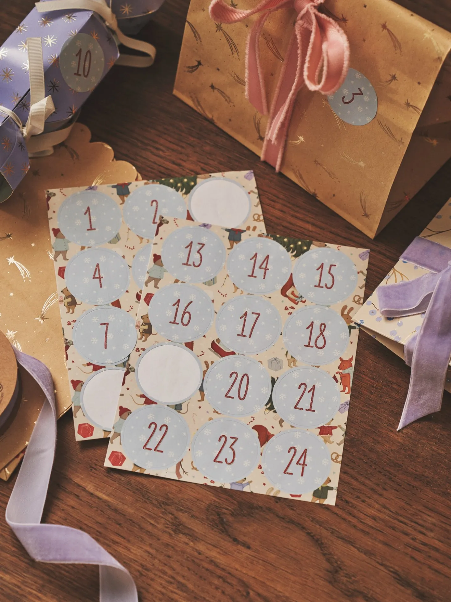 Nummererede Klistermærker