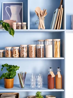 Opbevaringsglas Med Låg 2-pak