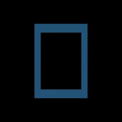 Passepartout Blue - 50 X 70/40 X 50