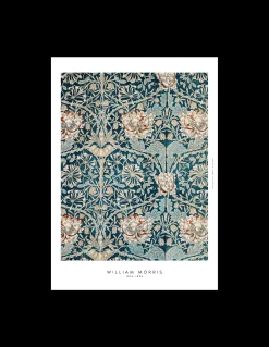 Plakat Blue Flowers 40 X 50