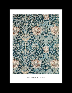 Plakat Blue Flowers 50 X 70