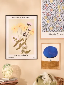 Plakat Flower Market Barcelona 50 X 70