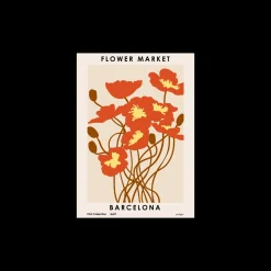 Plakat Flower Market Barcelona 50 X 70
