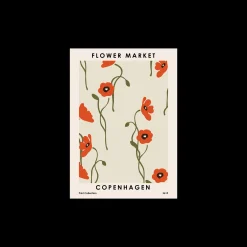Plakat Flower Market Copenhagen 50 X 70