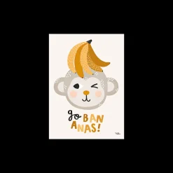 Plakat Go Bananas A3