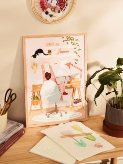 Plakat Home Office A3