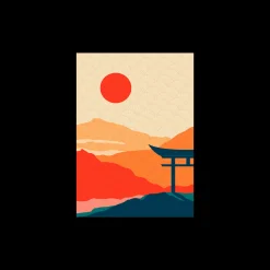 Plakat Sunset Delight A3