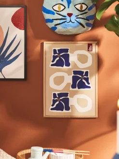 Plakat Ukiyo Mug Blue A3