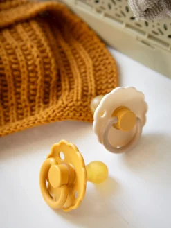 Runde Latexsutter 2-pak Størrelse 1