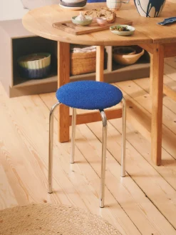 Skammel Med Boucléstof