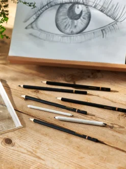 Sæt Med Kulblyanter