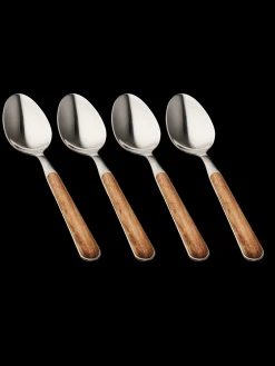 Sæt Med Spiseskeer Texture Legno