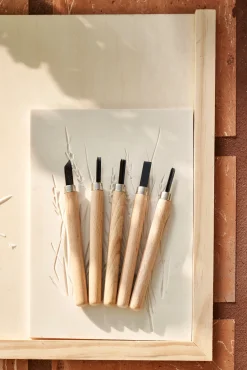 Sæt Til Linoleumstryk