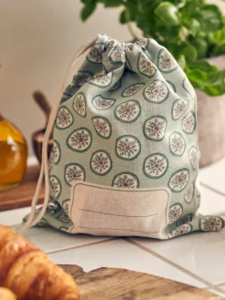 Stofpose Med Mærkat