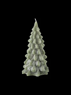 Træformet Stearinlys