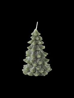 Træformet Stearinlys