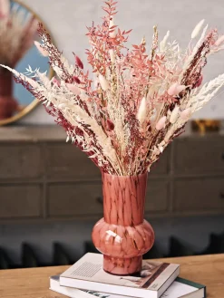 Tørrede Blomster Rosa Medium