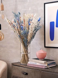 Tørrede Blomster Silver Medium